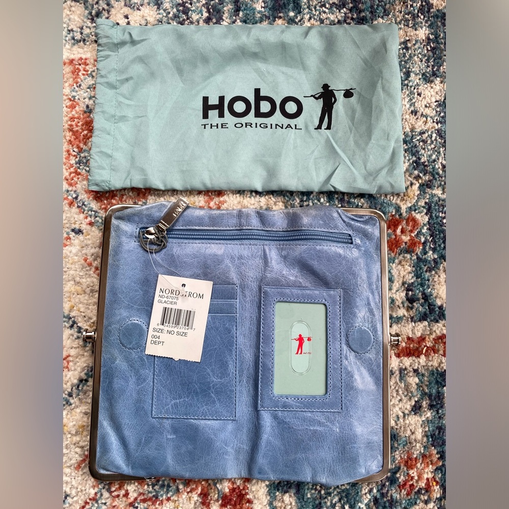 Hobo clutch - new with tags. Light blue “glacier” color
